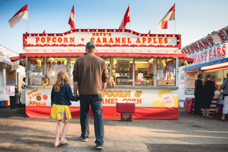 Wilkerson suggests picking a "sub-story" to tell in crowded summer situations like the fair.