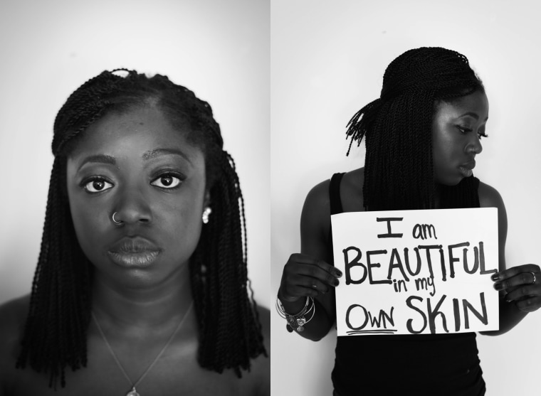 I am beautiful in my own skin.