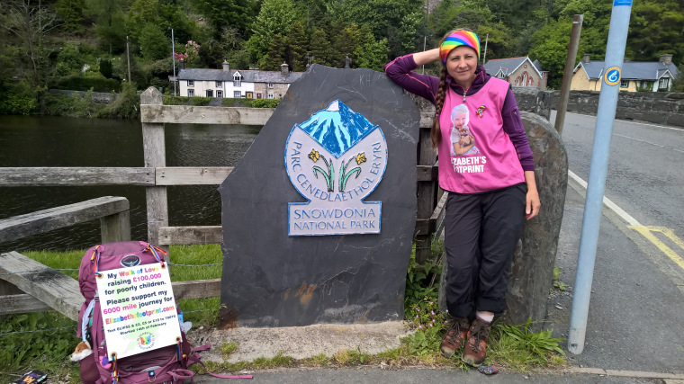So far, Natalia Spencer has walked 1,500 miles of her 6,000-mile walk. The mom is walking to honor daughter, Elizabeth, who passed away from hemophagocytic lymphohistiocytosis last year.