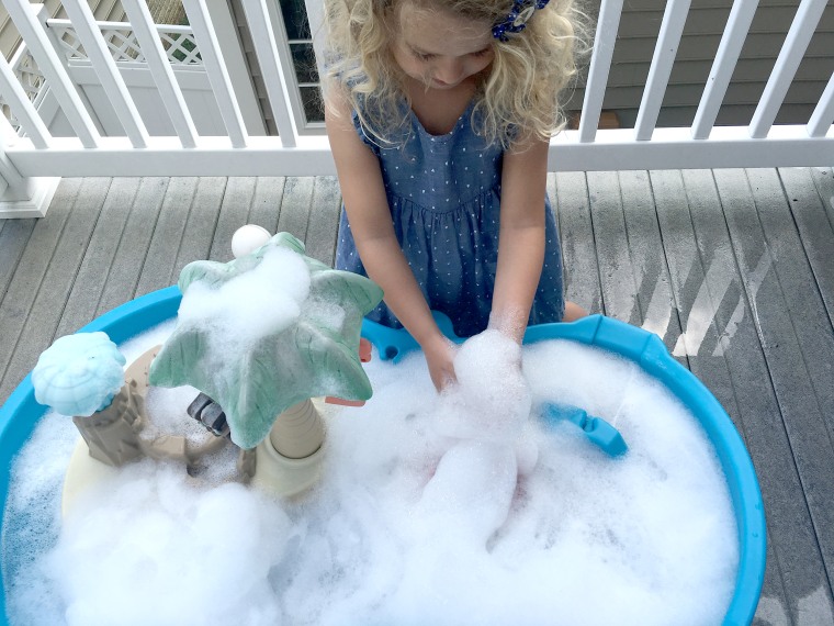 Bubbles in water table