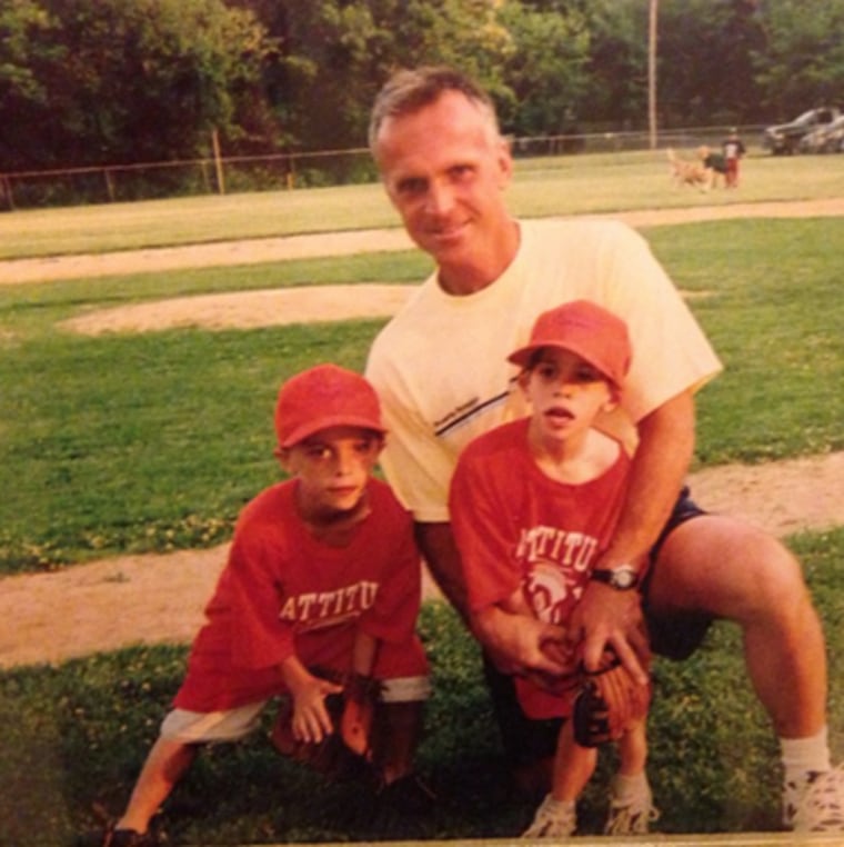 John and Joe Tardiff with their dad, John Tardif