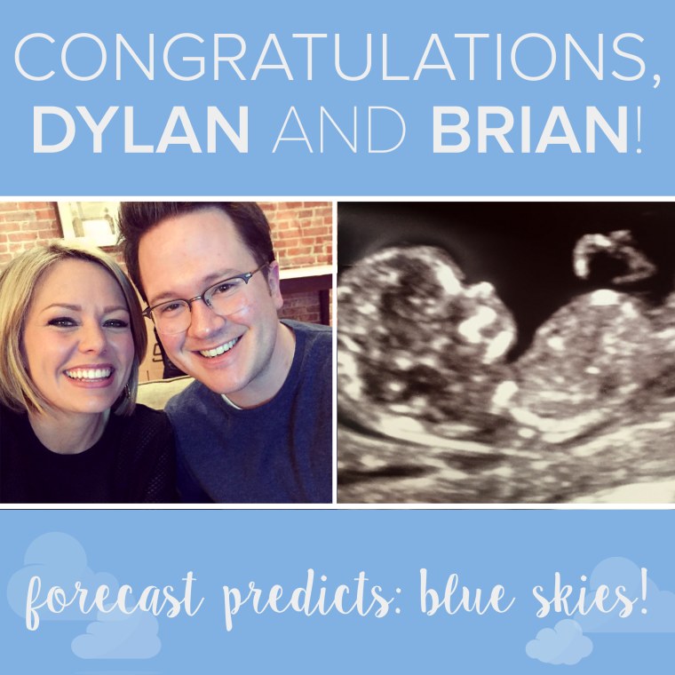Congratulations, Dylan Dreyer and Brian