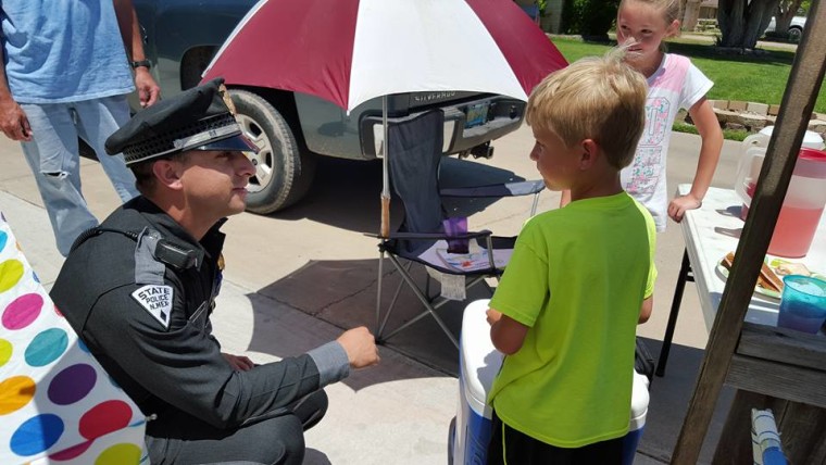 Addison Witulski made money at a lemonade stand to help her brother