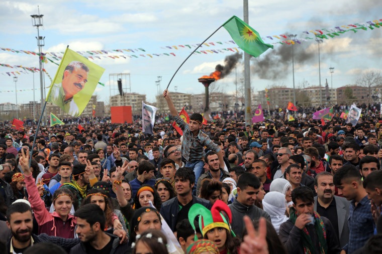Image: Kurds gather to celebrate Nowruz in Diyarbakir, Turkey
