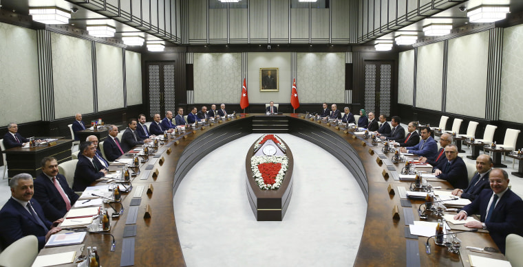 Image: Turkey cabinet meeting