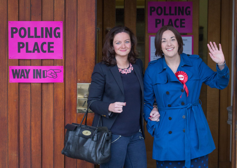 Image: Scottish Labour Leader Kezia Dugdale Casts Her Vote