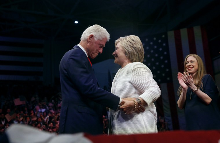 Clinton Claims Historic Victory at Brooklyn Rally