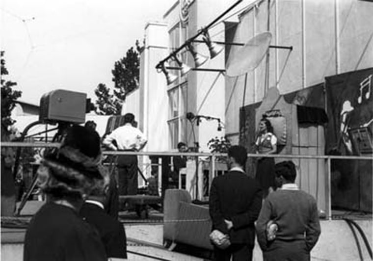 Image: "Miss Television" RCA exhibit in 1939