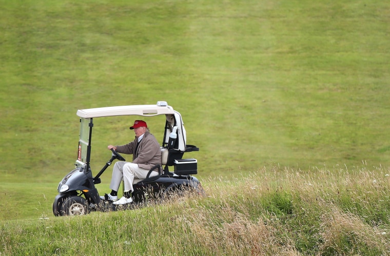 Image: Turnberry golf course - Donald Trump