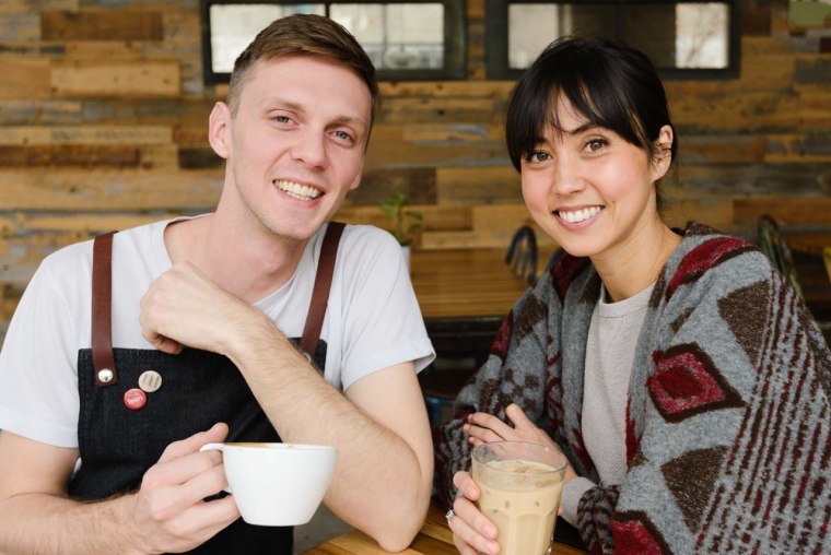 Nick Price and Meg Frampton of Three Pines Coffee