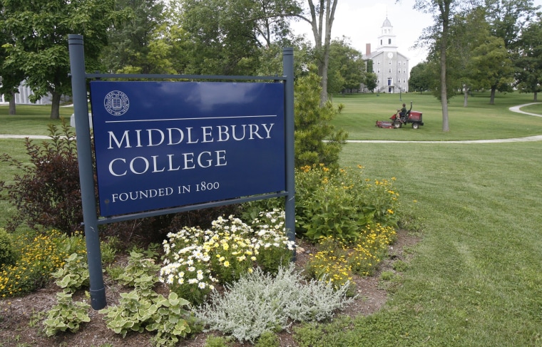 The campus of Middlebury College