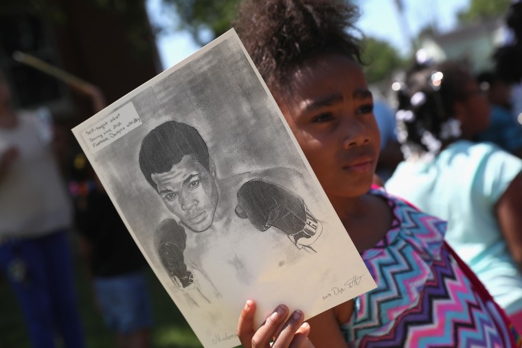 Funeral Held For Boxing Legend Muhammad Ali In His Hometown Of Louisville, Kentucky