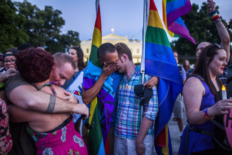 Image: Vigil in honor of Orlando shooting victims outside the White House in Washington, DC