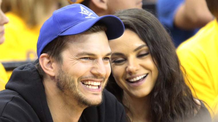 Ashton Kutcher and Mila Kunis