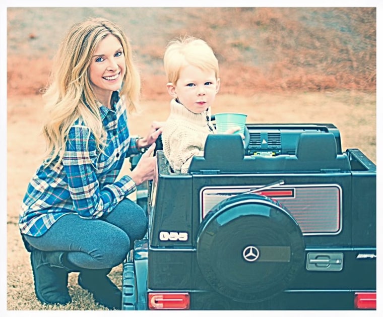 Lindsie Chrisley and her son Jackson