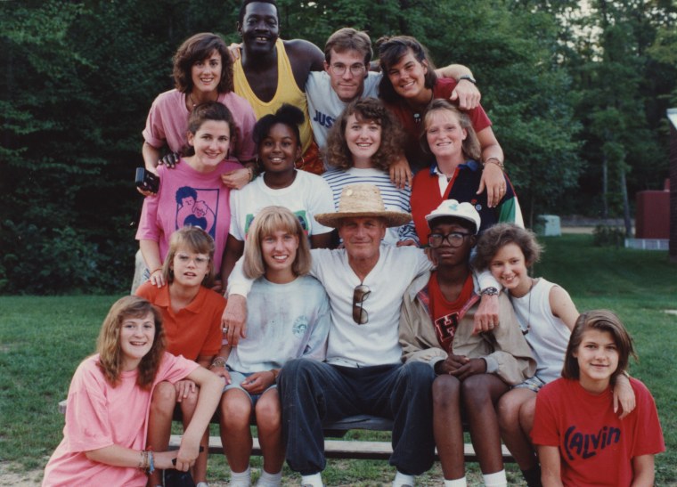 Paul Newman with daughter Clea Newman for SeriousFun