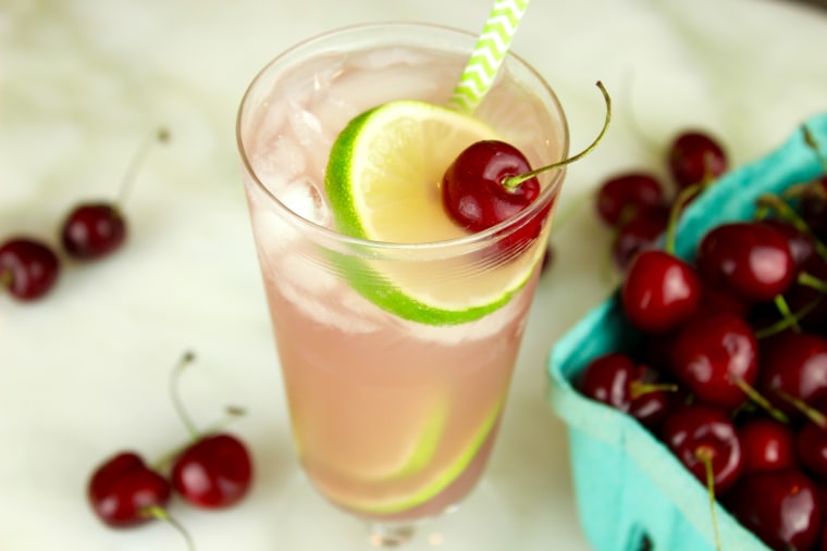 Cherry Gin and Tonic