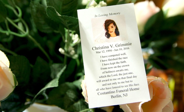 Christina Grimmie Viewing And Memorial Service