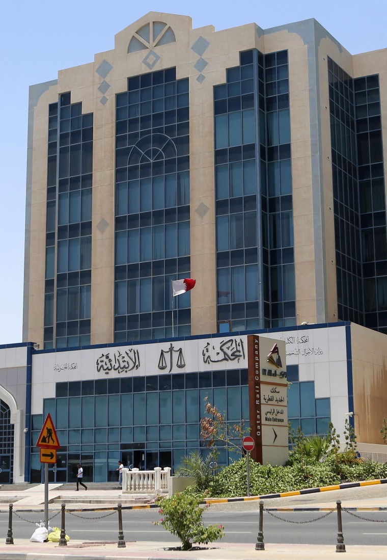 Image: Doha lower criminal court building