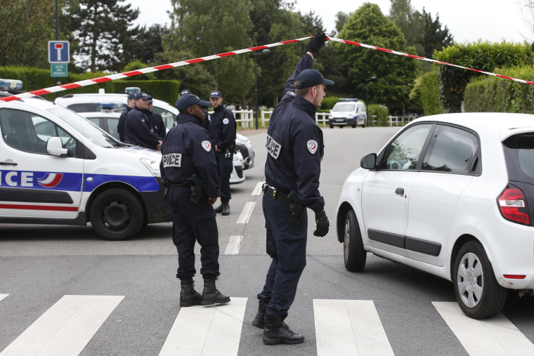 Image: Scene in Magnanville, France