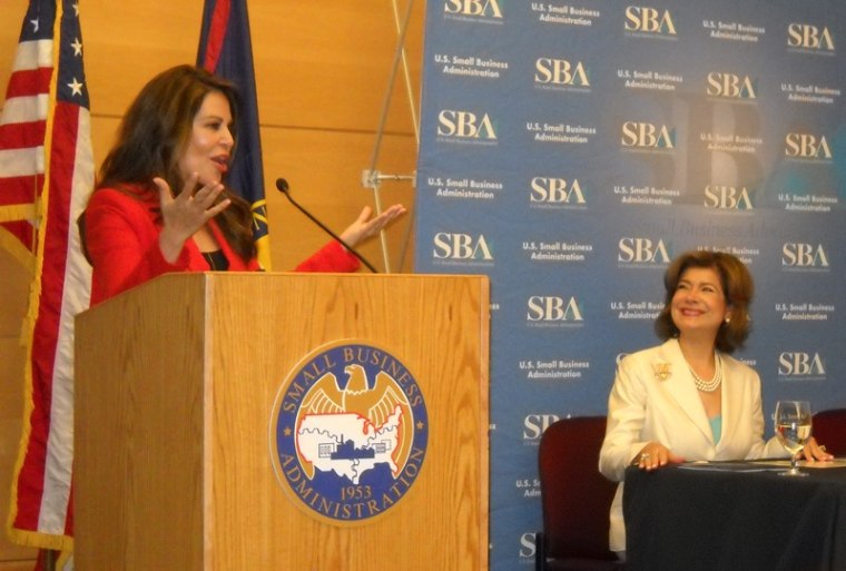 Nely Galan Speaking at U.S. Small Business Administration with Maria Contreras-Sweet