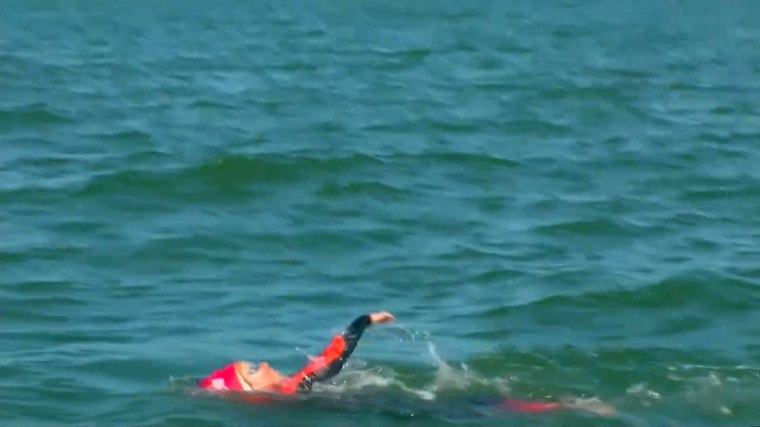 James Savage, a 9-year-old boy from Los Banos, Calif, swam through the San Francisco Bay, all the way to Alcatraz Island and back on June 14, 2016.