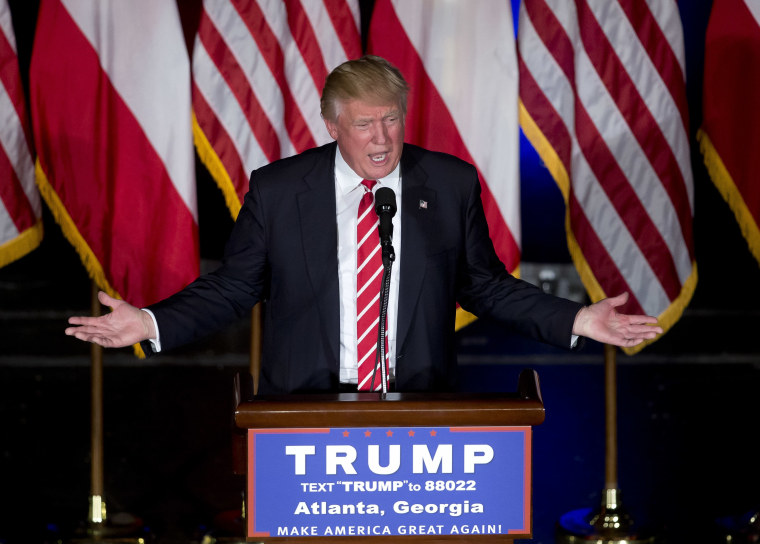 Image: Donald Trump in Atlanta