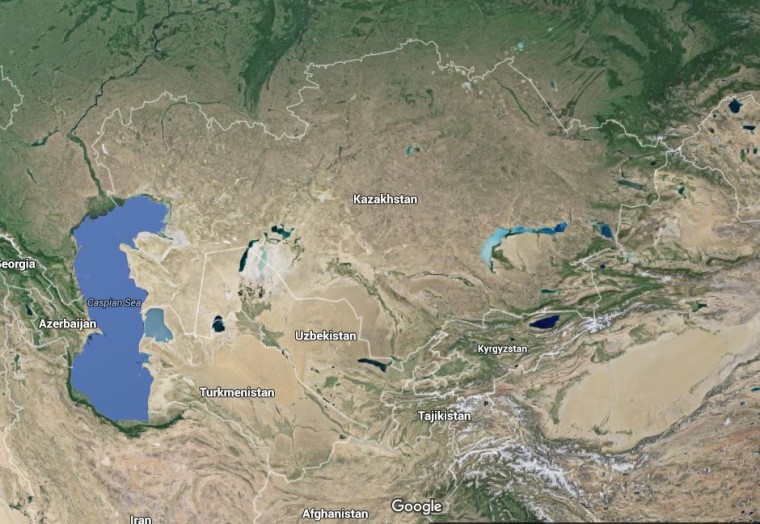 Image: Kazakhstan, Uzbekistan, Kyrgyzstan, Tajikistan and Turkmenistan