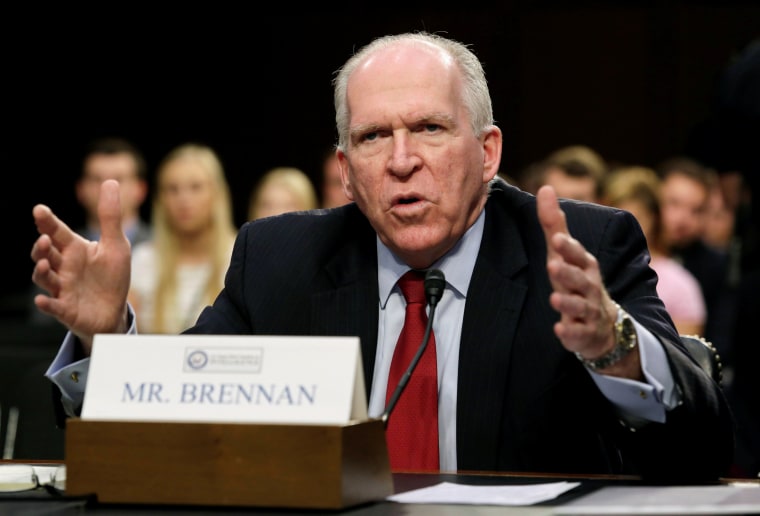 Image: Brennan testifies before the Senate Intelligence Committee hearing on "diverse mission requirements in support of our National Security"