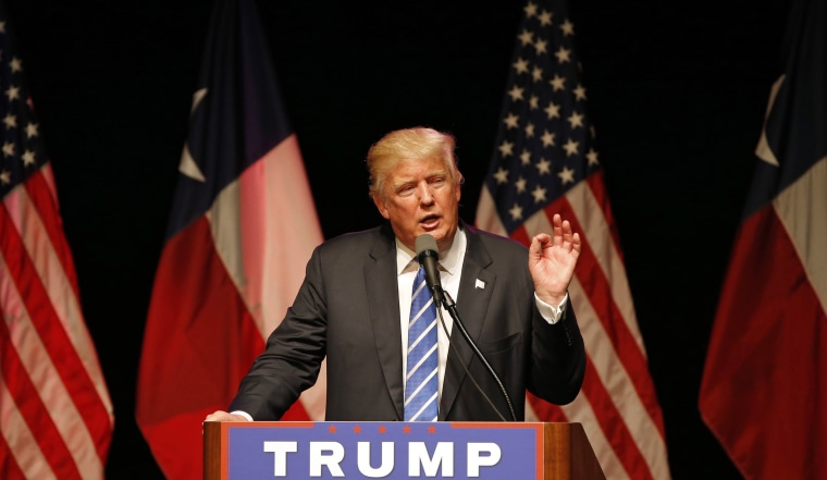 Image: Donald Trump Holds Campaign Rally In Dallas