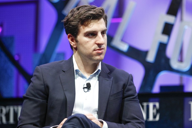 Brian Chesky, the CEO of Airbnb who has received complaints about racism on the app.