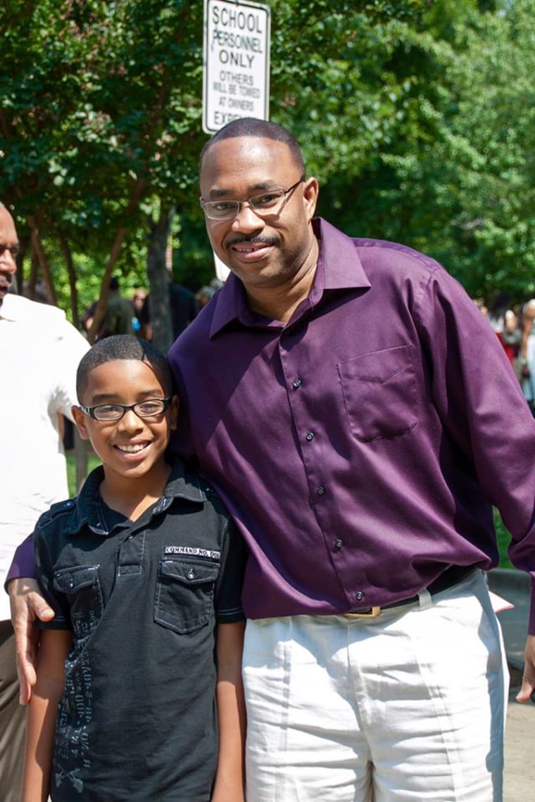 Vincent McCant and son Jack McCant.