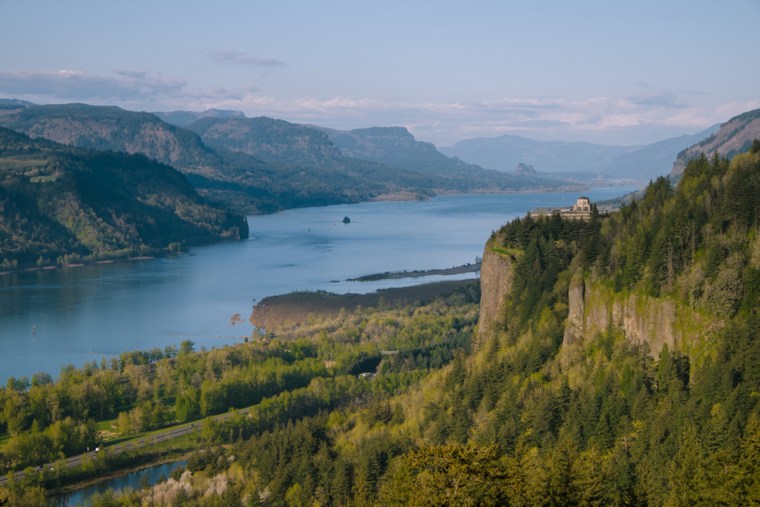 Columbia River Gorge in the Pacific Northwest