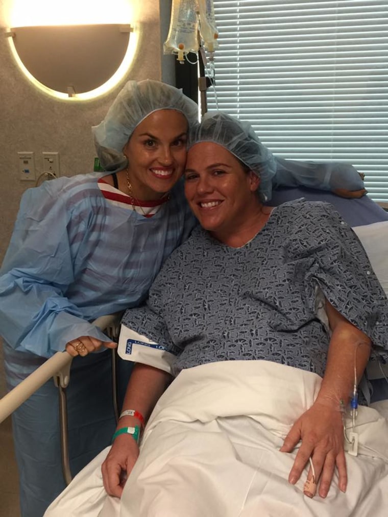 Woman acts as surrogate for best friend, delivers baby.