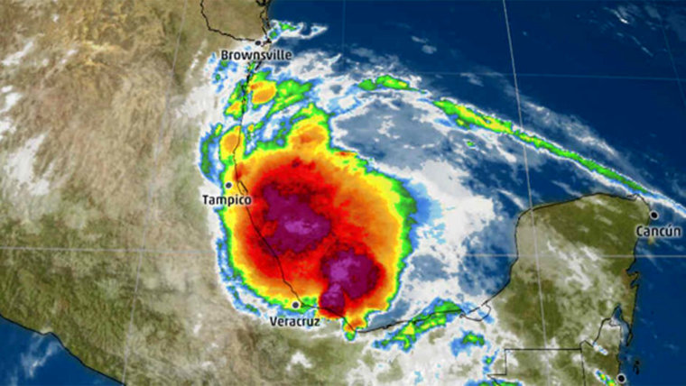 Tropical Storm Danielle brings a flood and mudslide threat to eastern Mexico early this week.