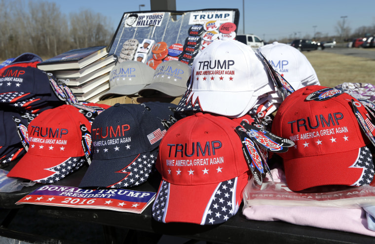 Image: Trump campaign hats