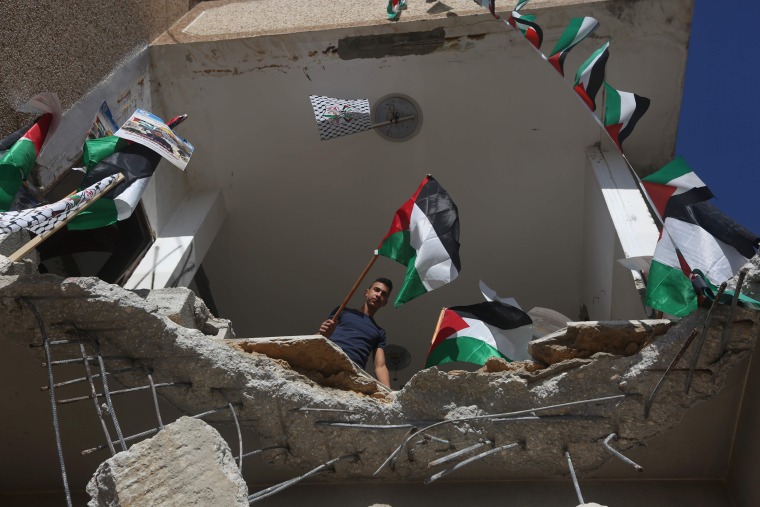 Image: TOPSHOT-PALESTINIAN-ISRAEL-CONFLICT-DEMOLITION