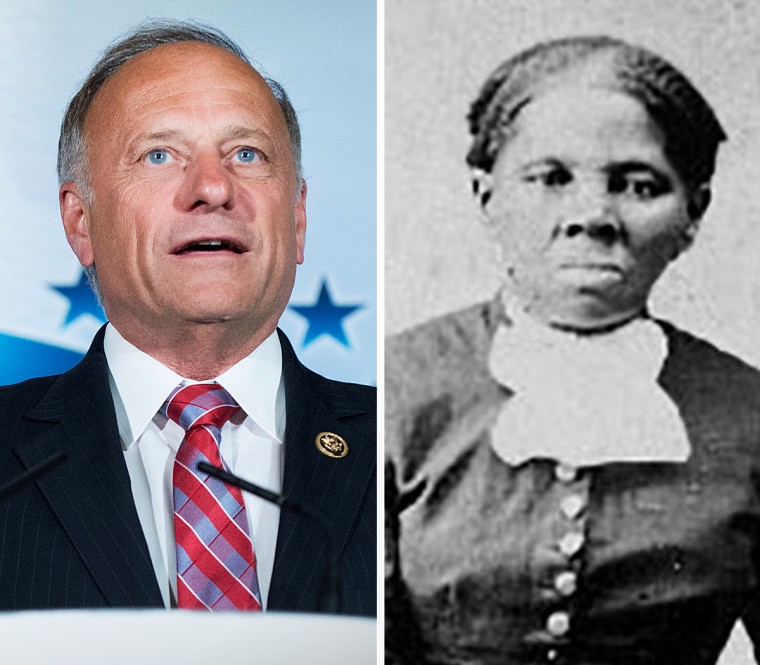 Rep. Steve King, R-Iowa, and Harriet Tubman