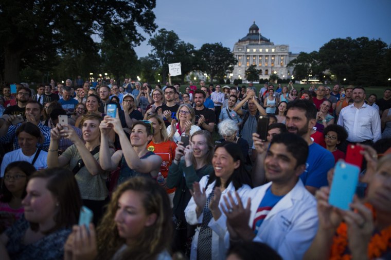 Image: Democrat Legislators stage Sit-In to try to force vote on gun restrictions