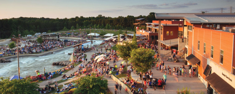 The U.S. National Whitewater Center in western North Carolina