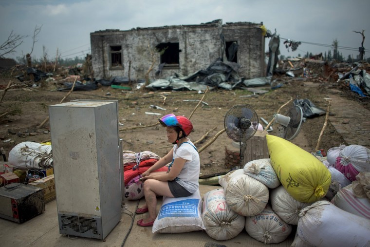 Image: TOPSHOT-CHINA-WEATHER-DISASTER