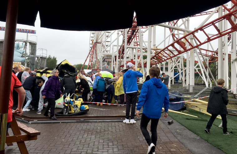 IMAGE: Scottish roller coaster accident