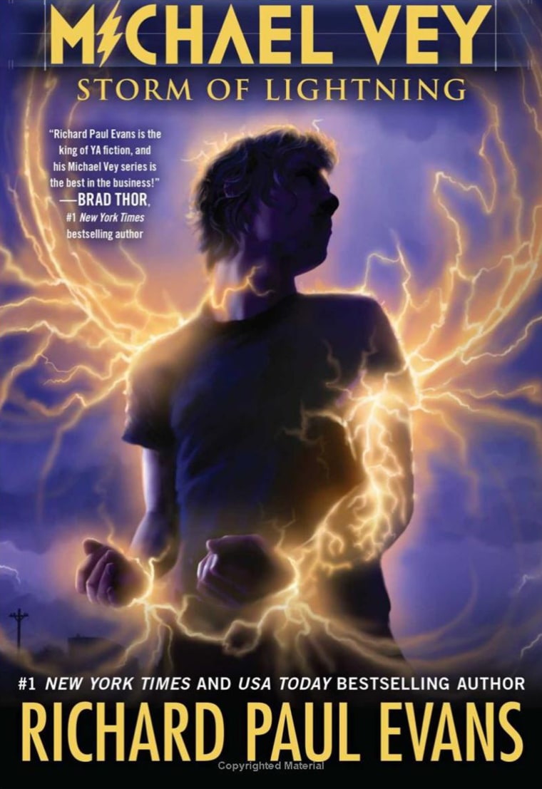 "Michael Vey: Storm of Lightning" by Richard Paul Evans (Brad Thor's pick)