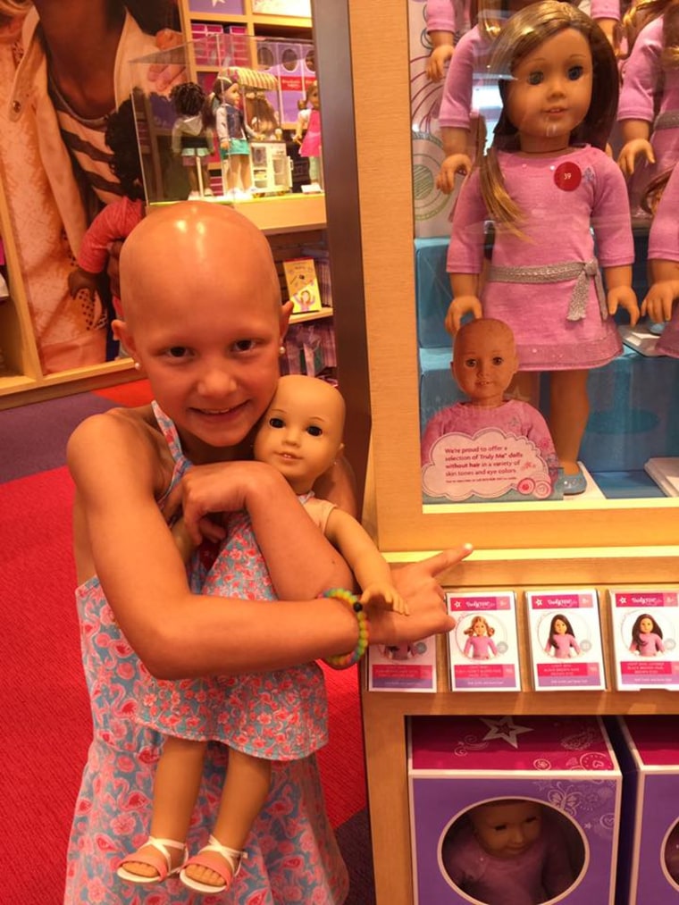 Mom of girl with alopecia thanks American Girl in sweet post