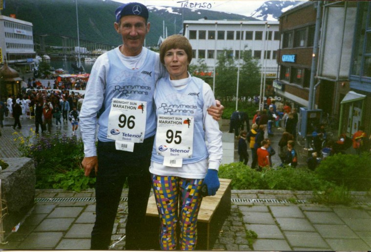 Kay and Joe O'Regan finish marathon hand in hand