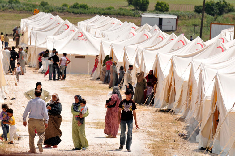 Image: Syrian refugee crises in Turkey border