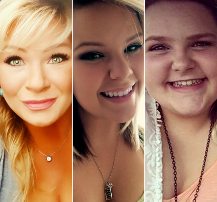 Investigators with Fort Bend County Sheriff's Office said Christy Sheats (left), shot and killed her daughters, Taylor Sheats (center), and Madison Sheats (right).