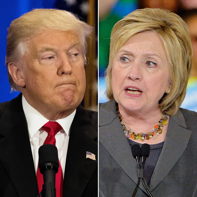 Presidential candidates Donald Trump and Hillary Clinton