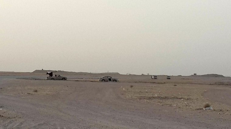 Image: Suspected ISIS vehicles