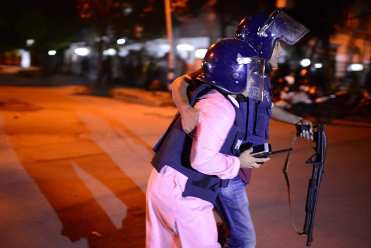 Image: Hostage Situation During Dhaka Attack